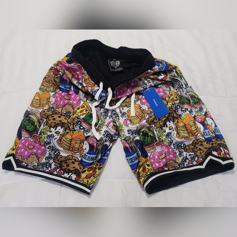 SuperFresh Junk Food Shorts NWT